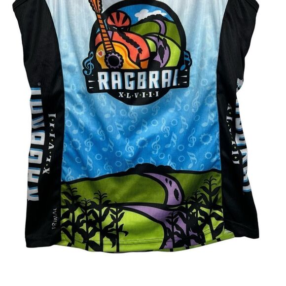 NWOT PRIMAL RAGBRAI XLVIII WOMEN'S CYCLING JERSEY MULTICOLORED SIZE M - Picture 4 of 15